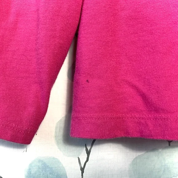 3 for $15 Jumping Beans Kids Pink Top Long Sleeve Shirt Monkey Gold Hearts Tee - Picture 8 of 9
